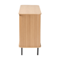 Baxton Studio Lucia Fluted Wood Sideboard Cabinet - image 4