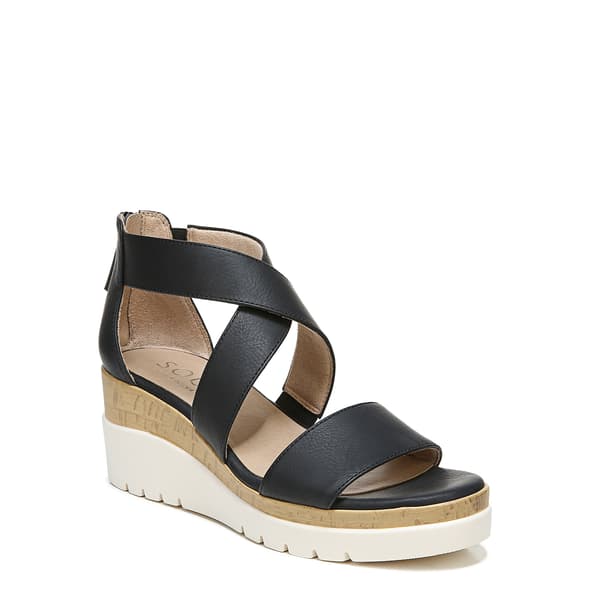 Womens SOUL Naturalizer Goodtimes Platform Wedge Sandals - image 