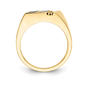Mens Gentlemens Classics™ 14kt. Gold Onyx & Diamond Accent Ring - image 2