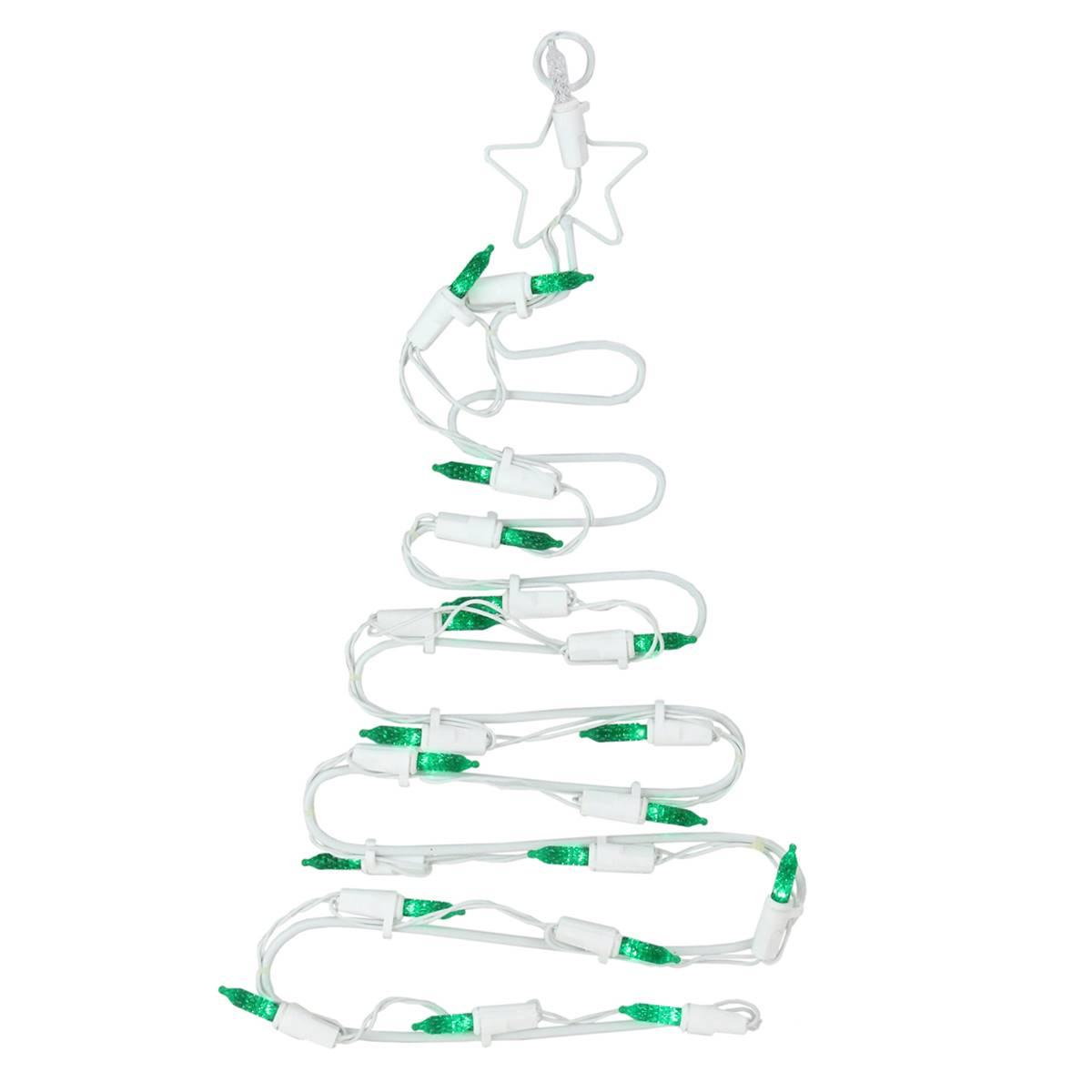 Northlight Seasonal 12.5in. LED Christmas Tree Window Silhouette