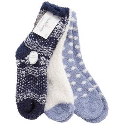 Womens Cuddl(R)  Duds 3Pk Nordic Dots Cozies Socks