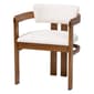 Baxton Studio Carice Modern Cream Boucle Dining Chair - image 1