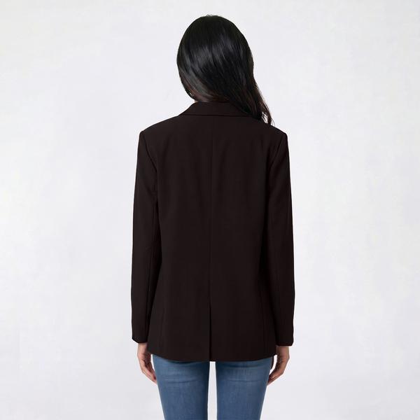 Juniors Love Tree Vertigo 1 Button Oversized Blazer