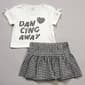 Girls (4-6x) Sweet Butterfly(R) Dancing Away Tee/Gingham Skirt Set - image 1