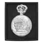 Mens Silver Alloy Engraved Car Pocket Watch - 37742 - image 2