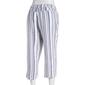 Womens Architect&#174; Linen Stripe Capri Pants-Indigo / Tan - image 2