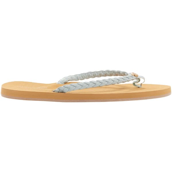 Womens Caribbean Joe Braided Medallion Thong Sandals