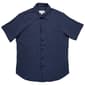 Mens Thomas Sterling Seersucker Plaid Button Down Shirt - Navy - image 2