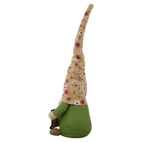Northlight Seasonal Floral Springtime Boy Gnome w/ Message Board