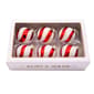 Kurt Adler 6pc. Gold, Red, & White Glass Ball Ornaments Set - image 5