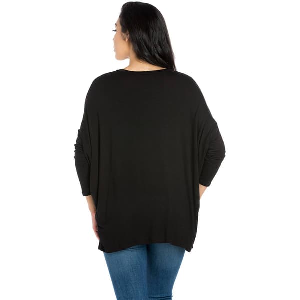 Womens 24/7 Comfort Apparel Oversized Dolman Tee