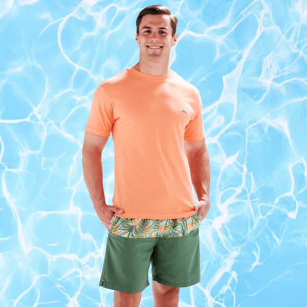 Mens Hawaiian Authentics Blocked Sandbar Swim Trunks