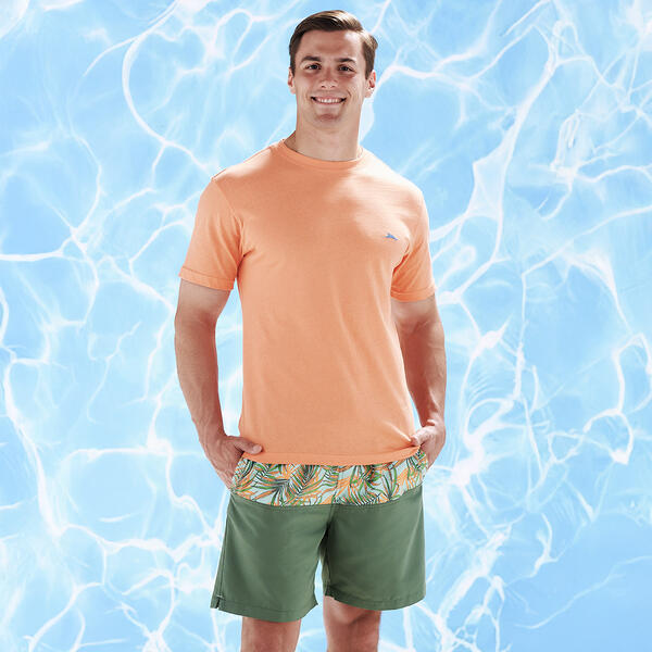 Mens Hawaiian Authentics Blocked Sandbar Swim Trunks - image 