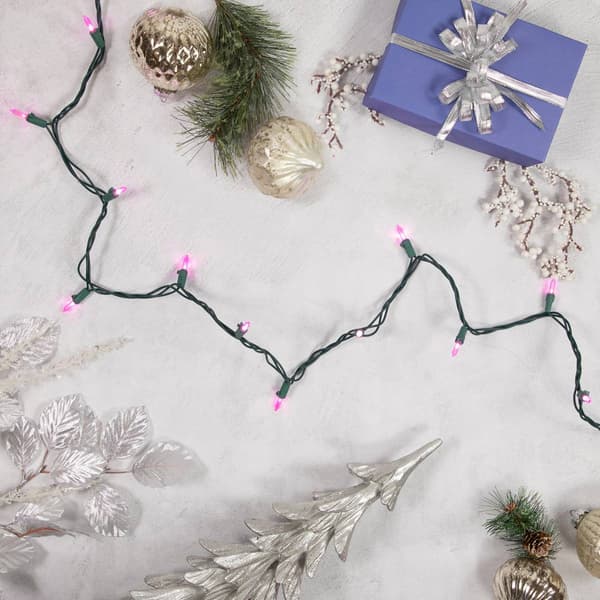 Northlight Seasonal 100 Pink LED Mini Christmas Lights