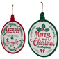 Northlight Merry & Bright Ornament Christmas Wall Signs Set of 2 - image 5