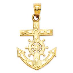 Gold Classics(tm) 14k. Mariners Cross Pendant