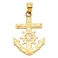 Gold Classics(tm) 14k. Mariners Cross Pendant - image 1