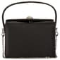 D''Margeaux Evening Box Clutch with chain and Rhinestone Handle - image 1