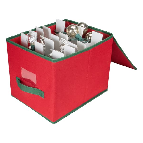 Northlight Seasonal Christmas Ornament Storage Box