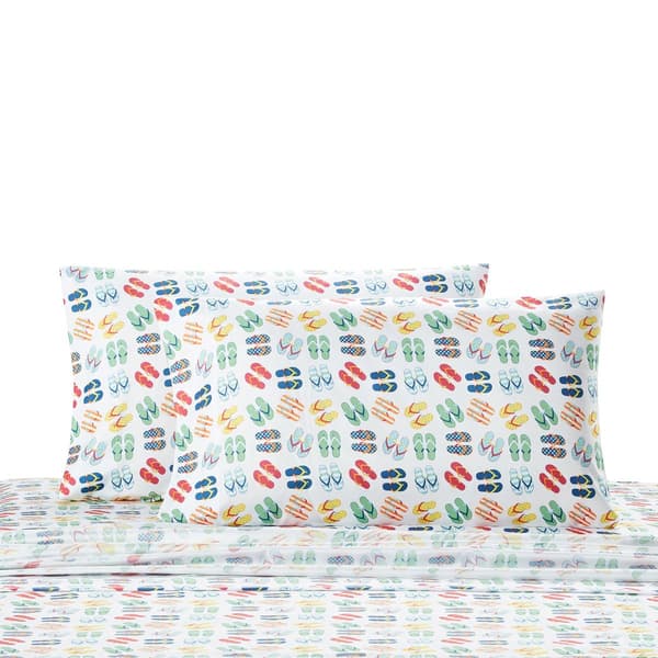 Seaside Resort Flip Flops Sheet Set - image 