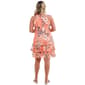 Womens Robbie Bee Sleeveless Floral Chiffon Keyhole Neck Dress - image 2