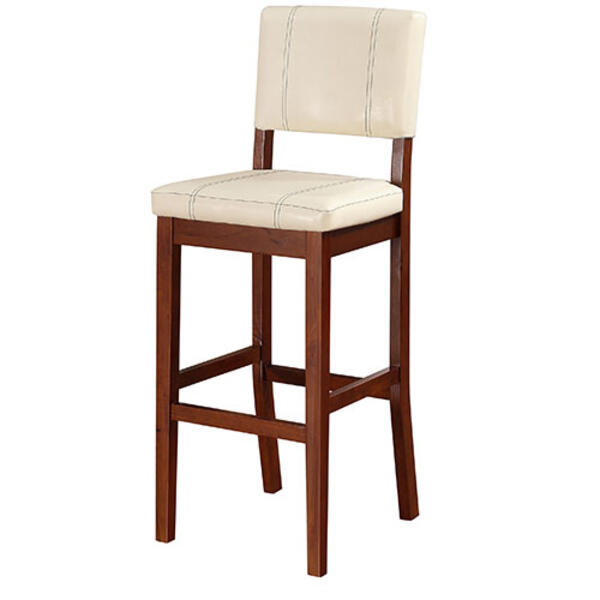 Linon Home Decor Milano Bar Stool - Cream - image 