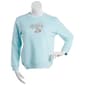 Womens Hasting & Smith Long Sleeve Snowflake Bunnies Sweatshirt - image 1