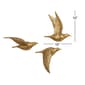9th & Pike&#174; Gold Birds Wall D&#233;cor Sculptures - Set of 3 - image 6