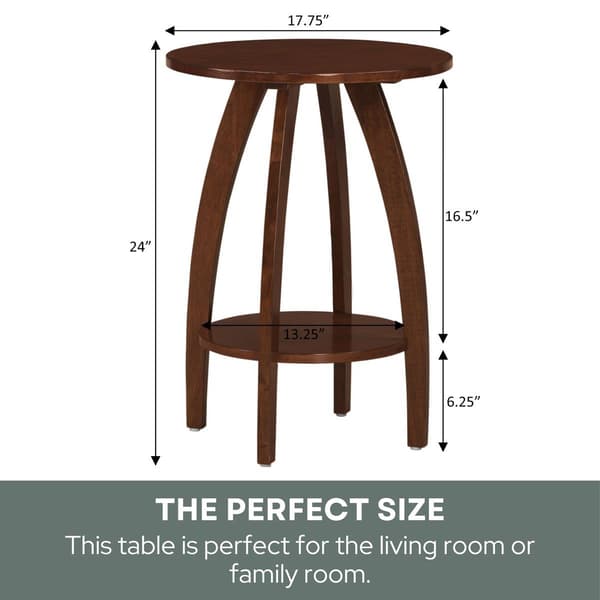 Convenience Concepts Aldrin End Table with Shelf