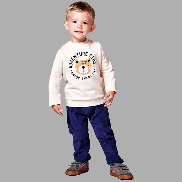 Baby Boy &#40;12-24M&#41; bebe&#40;R&#41; 2pc. Adventure Top/Corduroy Pant Set