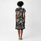Womens Sami &  Short Sleeve Tropical Shift Dress - image 3
