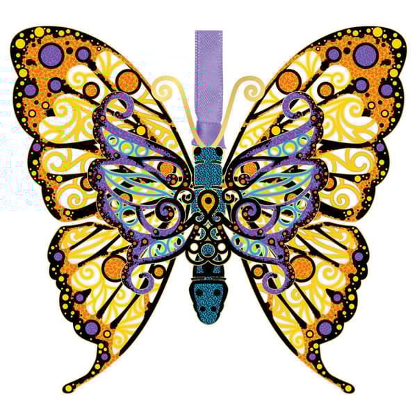 Beacon Design Vibrant Butterfly Ornament - image 