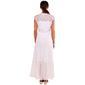 Plus Size Luxology Short Sleeve V-Neck Smock Waist Maxi Dress - image 2