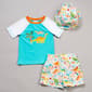 Baby Boy (12-24M) Floatimini(R) 3pc. Dino Park Rash Guard Swim Set - image 1