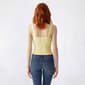 Juniors Madden Girl Floral Tie Front Lace Neck Trim Tank Top - image 2