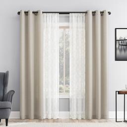 No. 918 Elin Embroidered Sheer 4pk. Curtains