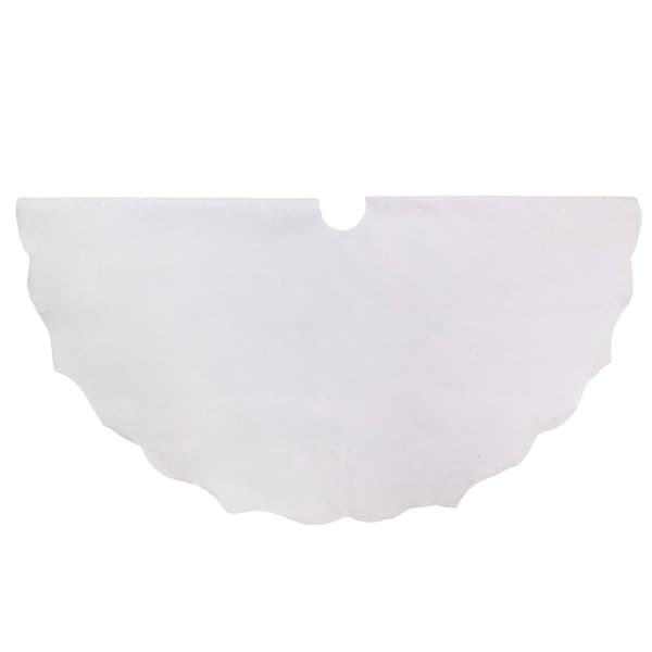 Northlight Seasonal Scalloped Edge Christmas Tree Skirt