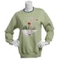 Womens Top Stitch By Morning Sun Birch Tree Fauna Sweatshirt - image 1