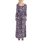 Womens 24/7 Comfort Apparel Maternity Floral Empire Waist Dress - image 2