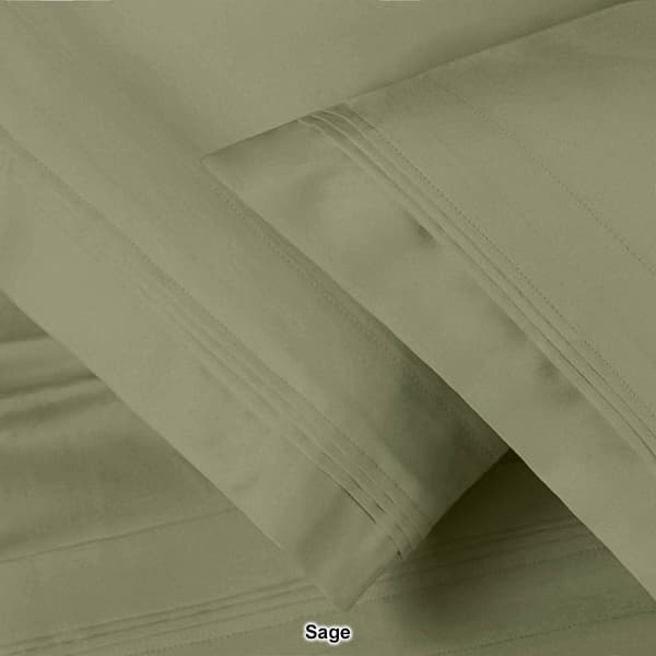 Superior 2pc. 650TC Egyptian Cotton Solid Pillowcase Set