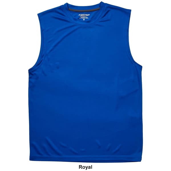 Mens Starting Point Sleeveless Performance Tee