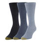 Womens Gold Toe&#40;R&#41; 3pk. Non-Binding Ribbed Crew Socks - image 1