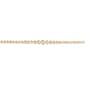 Nova Star® Gold Plated Graduated Bezel Diamond Tennis Bracelet - image 2