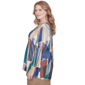 Plus Size Alfred Dunner Summer Solstice Stained Glass Blouse - image 4