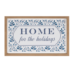 Melrose 15.5in. Framed Home for the Holidays Sign