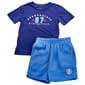Toddler Boy Aeropostale Shirt And Shorts Set - Blue/Dutch Blue - image 1