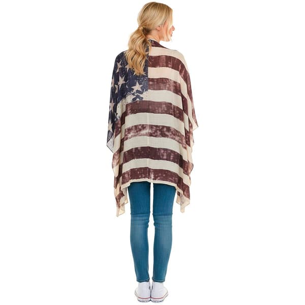 Womens Modena Americana Print Kimono