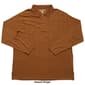Mens Big & Tall Architect® Long Sleeve Solid I-lock Polo - image 5