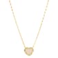 Athra 14kt. Gold over Brass Heart Pendant Necklace - image 1