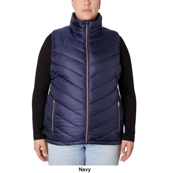 Plus Size Big Chill Chevron Puffer Vest